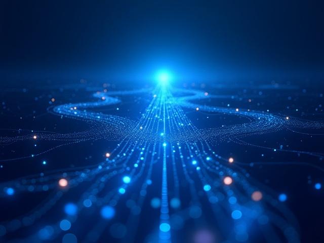 パーソナライズされた学習パスをAIが視覚化しているイメージ