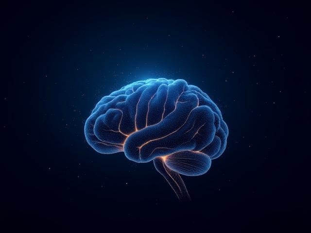 AIが星のデータパターンを認識している様子